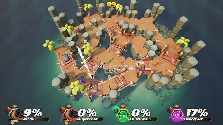 Скриншот 2 из Slimes: Cannon Combat