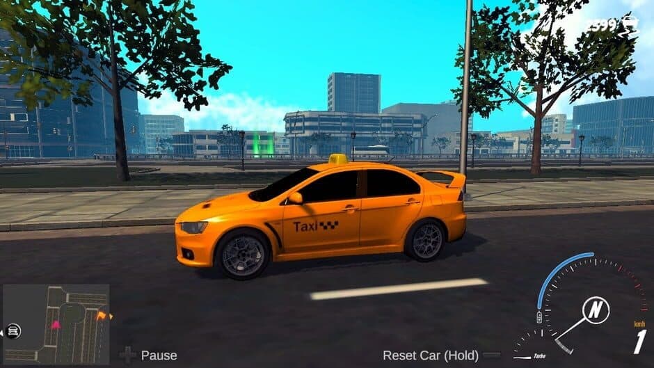 Скриншот 1 из Racing Drift Taxi Car Simulator Ultimate