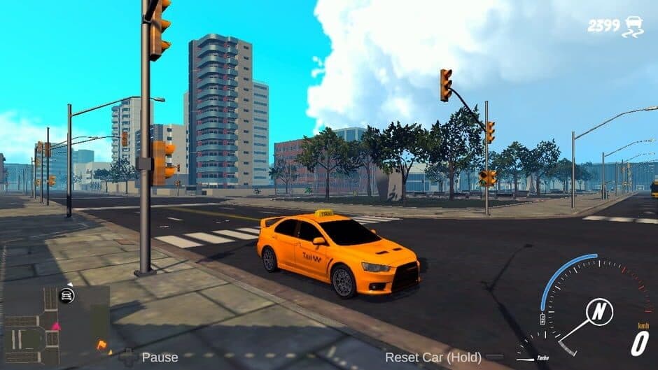 Скриншот 3 из Racing Drift Taxi Car Simulator Ultimate