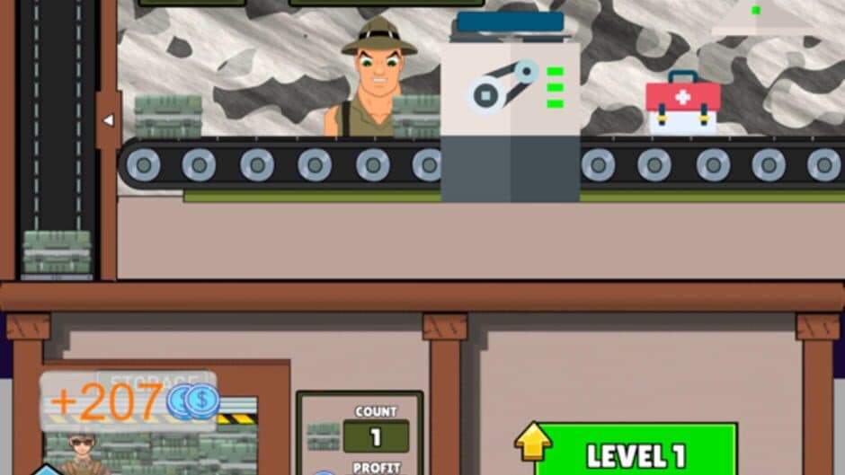 Скриншот 4 из Idle Military Factory Tycoon