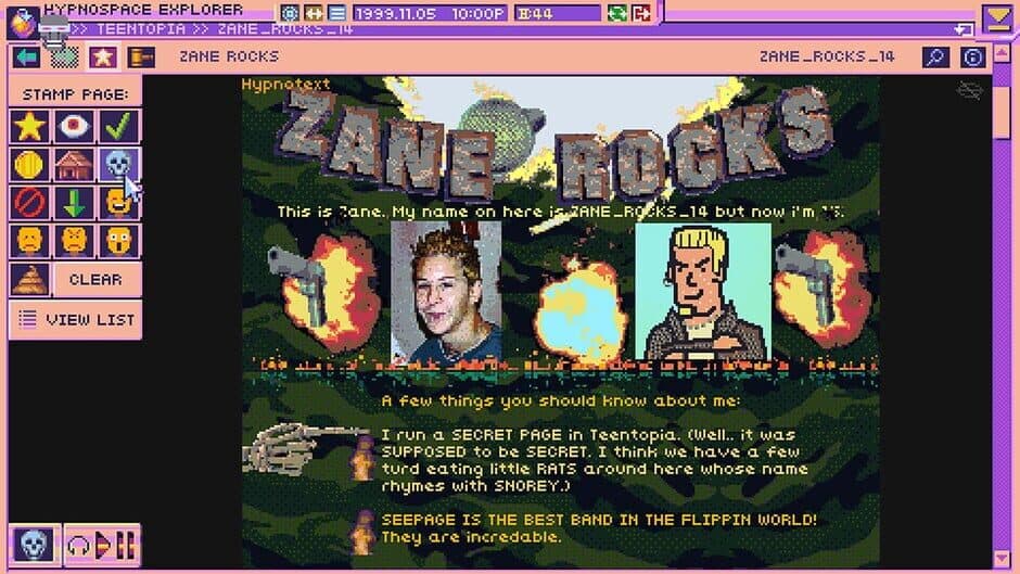 Скриншот 2 из Hypnospace Outlaw & Slayers X: Terminal Aftermath: Vengance of the Slayer Bundle
