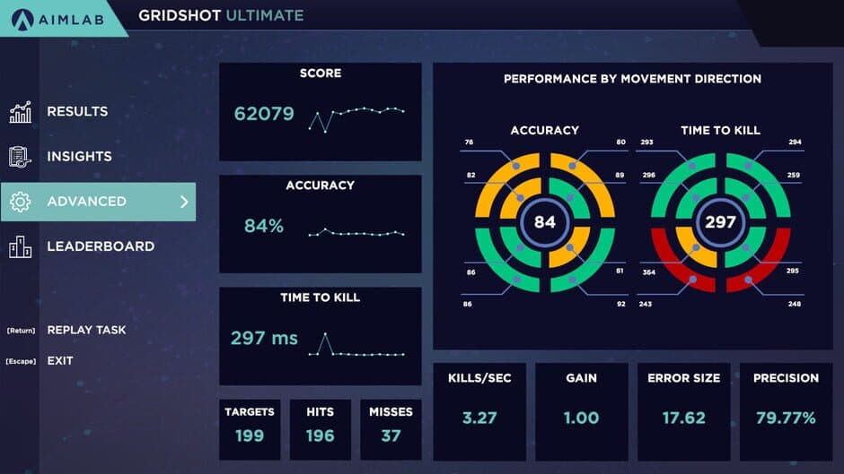 Скриншот 1 из Aimlabs