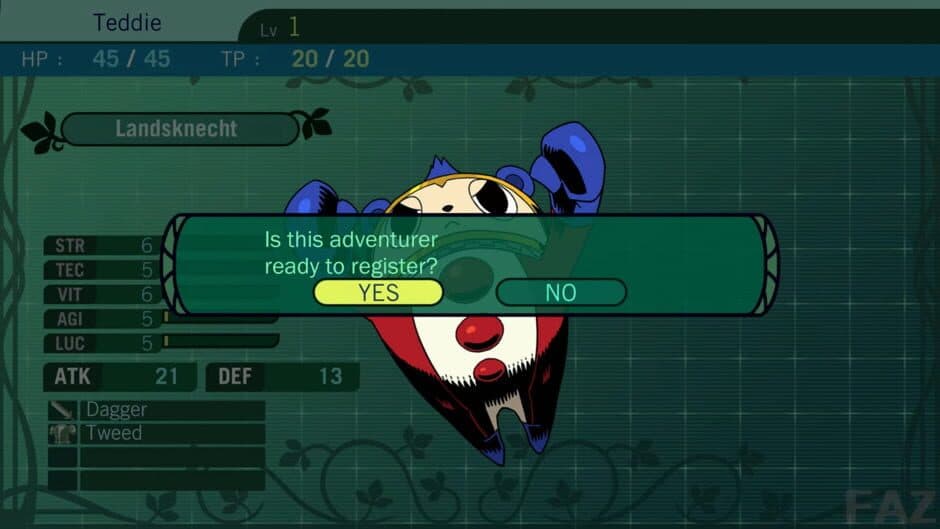 Скриншот 6 из Etrian Odyssey II HD: Character Set DLC