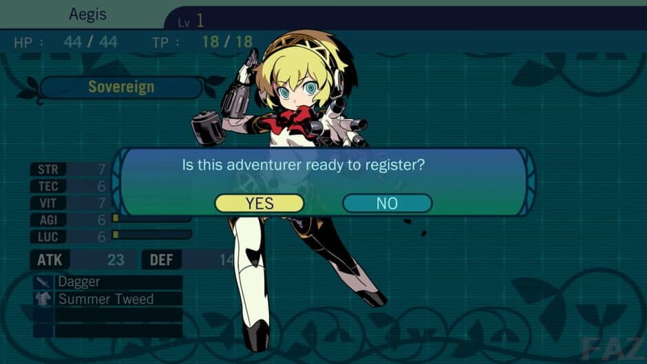 Скриншот 2 из Etrian Odyssey III HD Character Set DLC