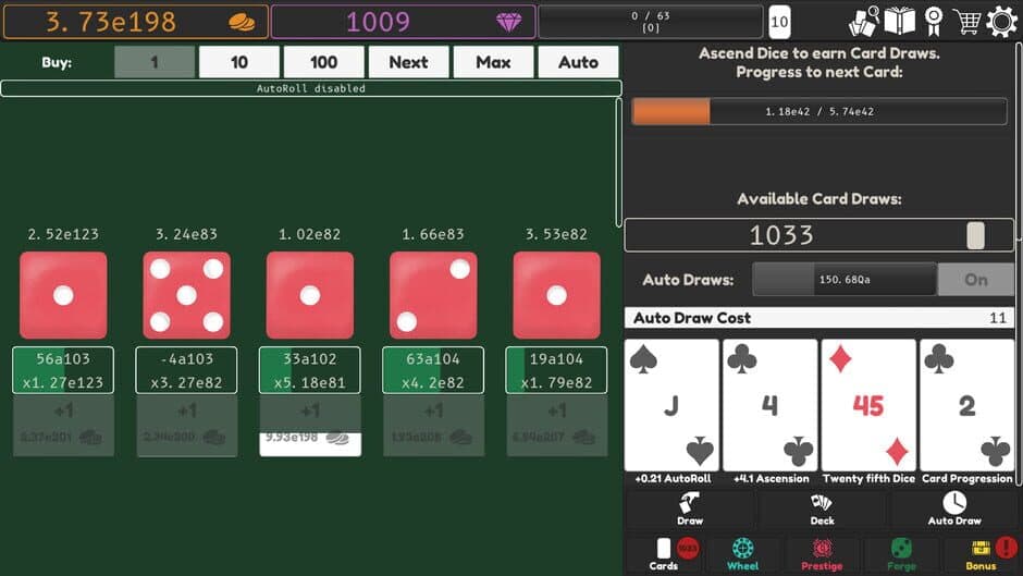 Скриншот 1 из Idle Dice 2
