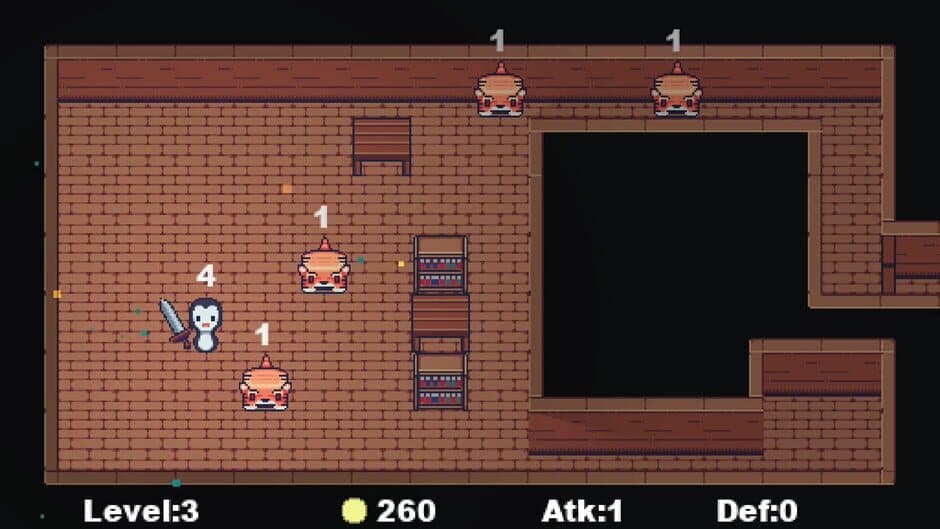Скриншот 2 из Strategy Game but With a Penguin Who Has a Sword