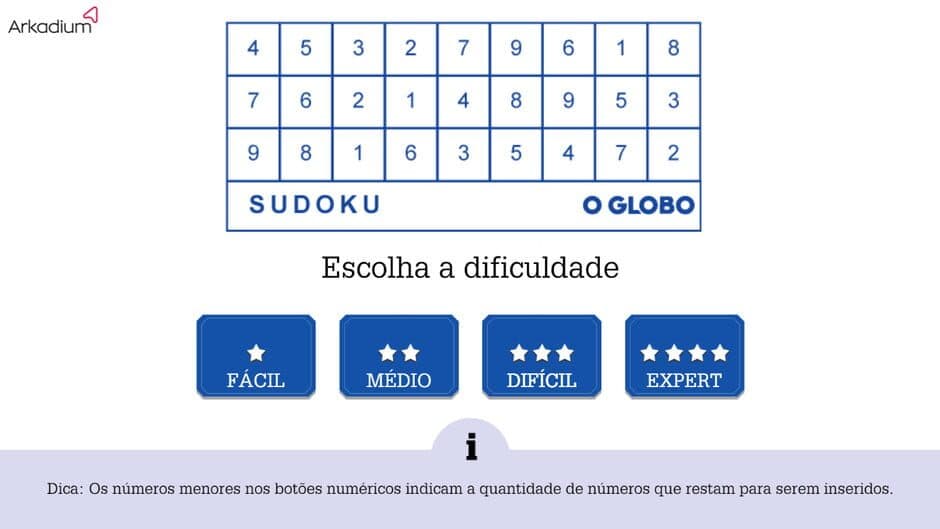 Скриншот 1 из Sudoku: O Globo
