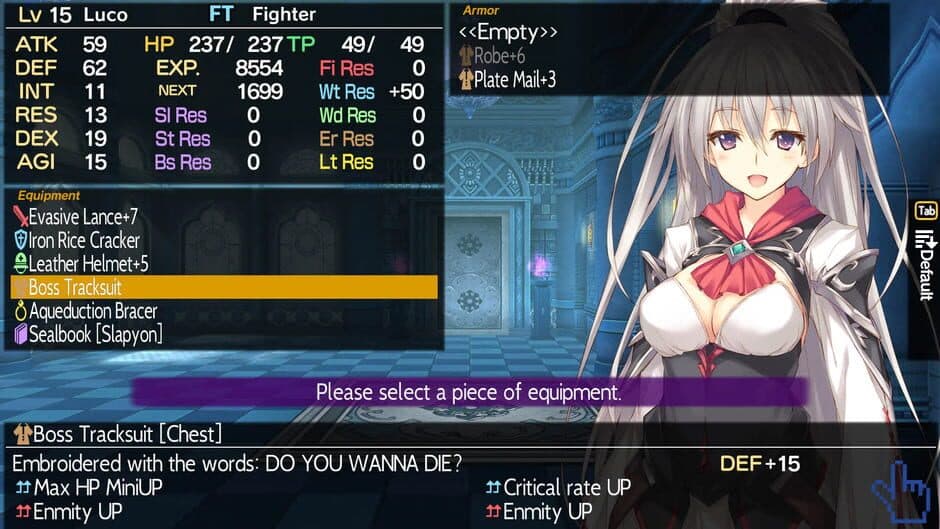 Скриншот 10 из Dungeon Travelers 2-2: The Fallen Maidens & the Book of Beginnings