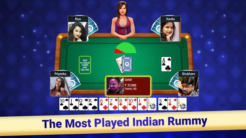 Скриншот 1 из Indian Rummy