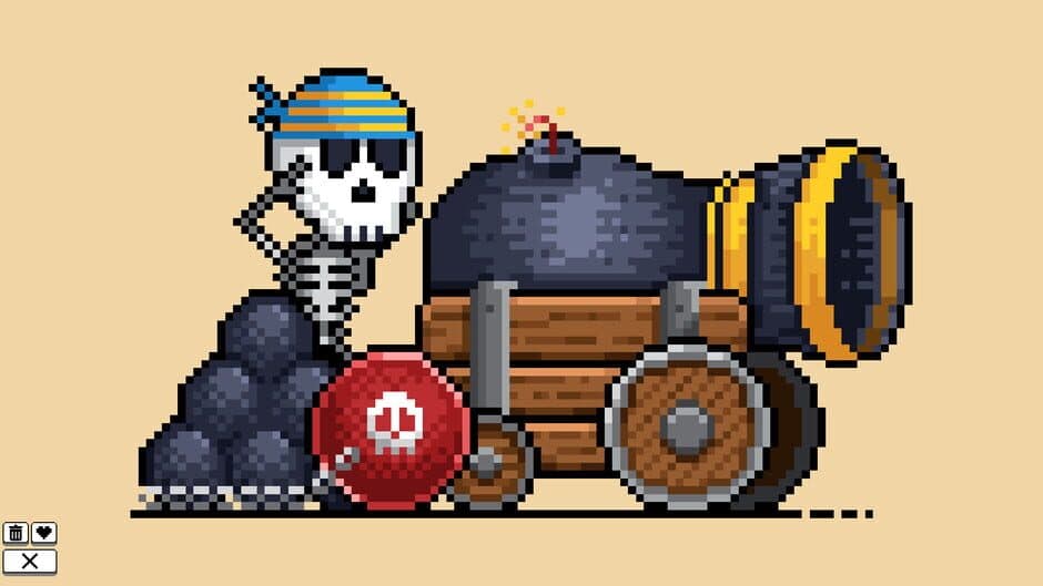 Скриншот 1 из Coloring Pixels: Pirates Pack