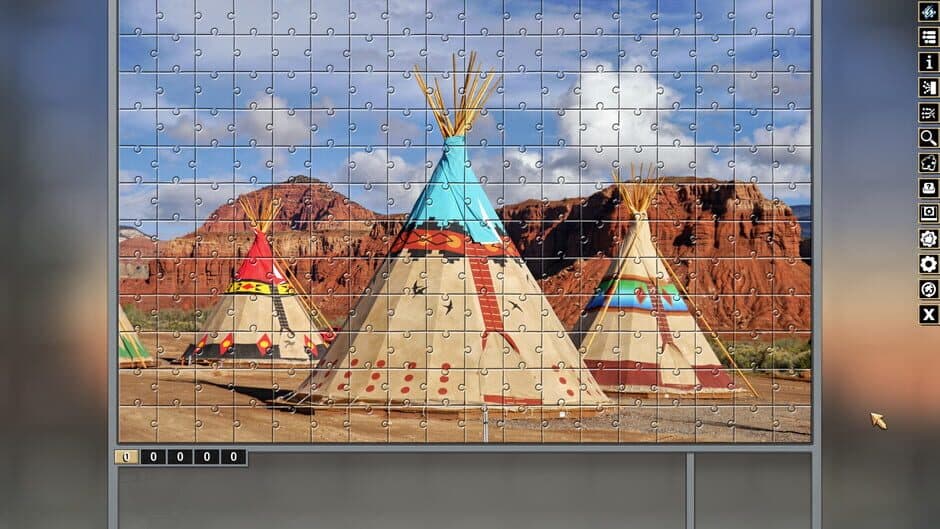 Скриншот 1 из Pixel Puzzles Traditional Jigsaws: Native American