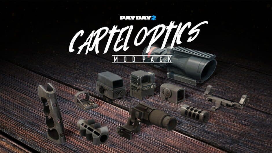 Скриншот 1 из Payday 2: Cartel Optics Mod Pack
