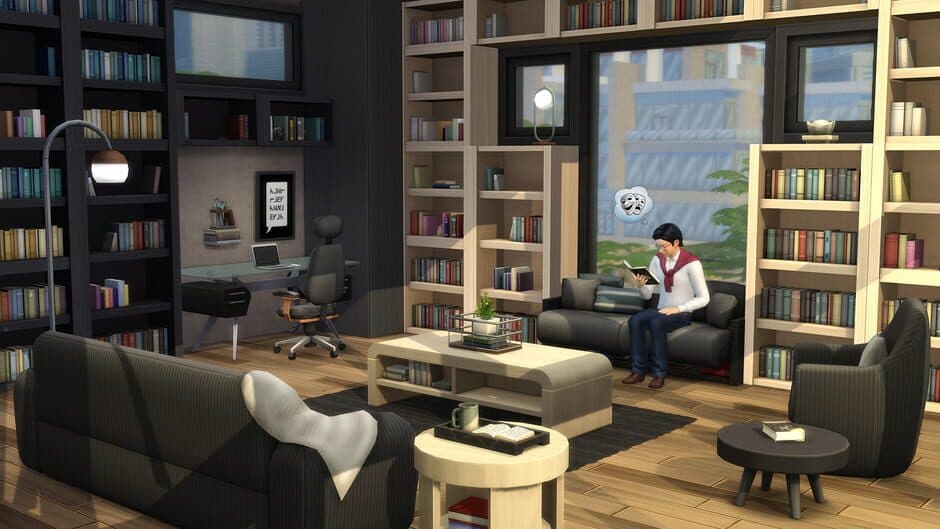 Скриншот 1 из The Sims 4: Book Nook Kit