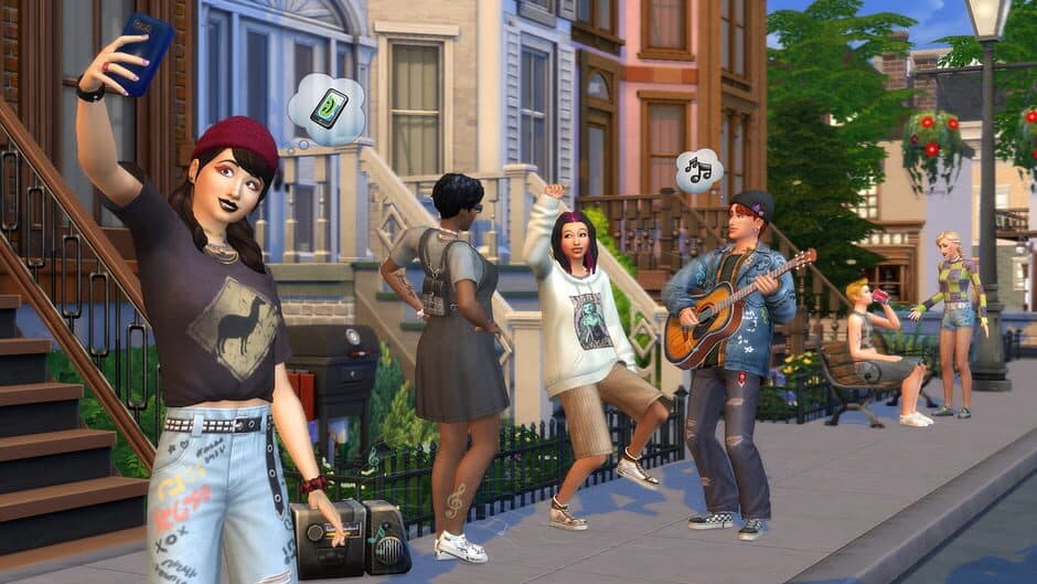 Скриншот 2 из The Sims 4: Grunge Revival Kit