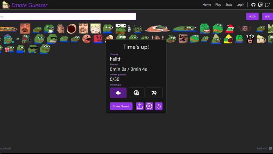 Скриншот 2 из Emote Guesser