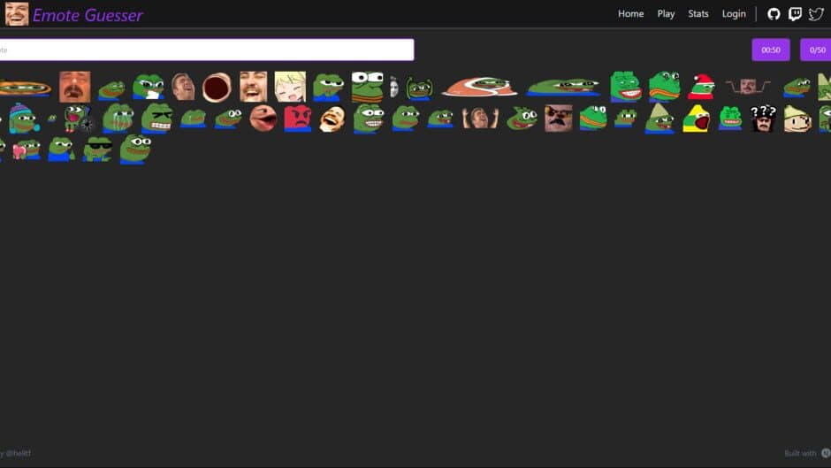 Скриншот 1 из Emote Guesser
