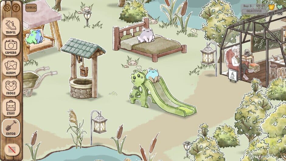 Скриншот 1 из Kamaeru: A Frog Refuge