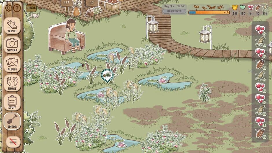 Скриншот 2 из Kamaeru: A Frog Refuge