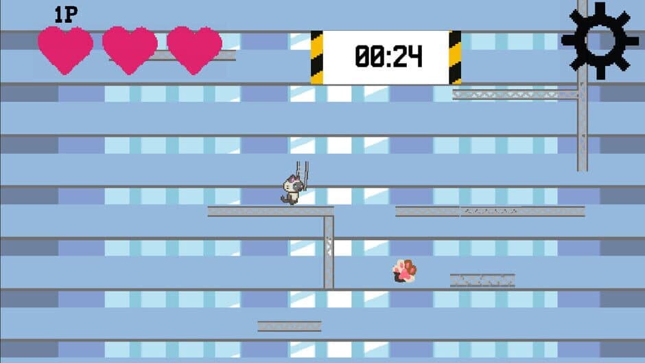 Скриншот 2 из Cat and Ladder Climb