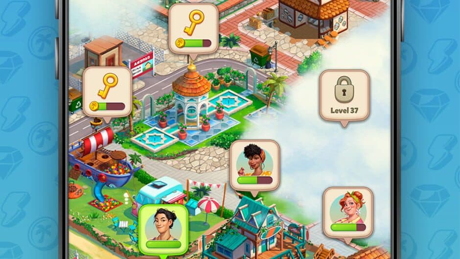 Скриншот 4 из Travel Town: Merge Adventure