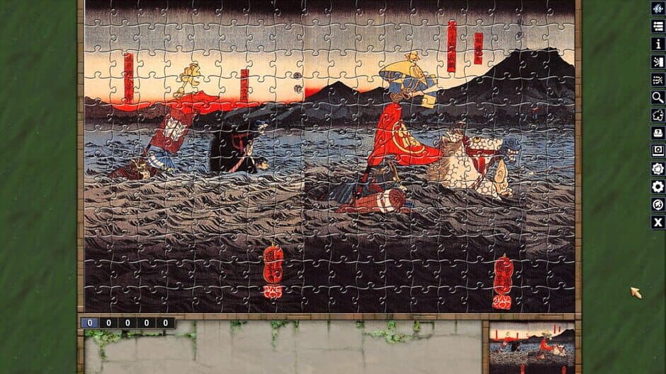 Скриншот 10 из Pixel Puzzles: Illustrations & Anime - Jigsaw Pack: Kuniyoshi