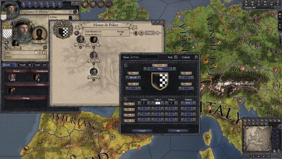 Скриншот 3 из Crusader Kings II: Customization Pack