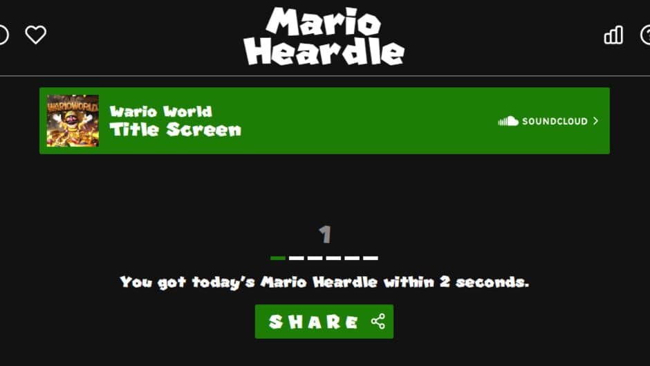 Скриншот 2 из Mario Heardle