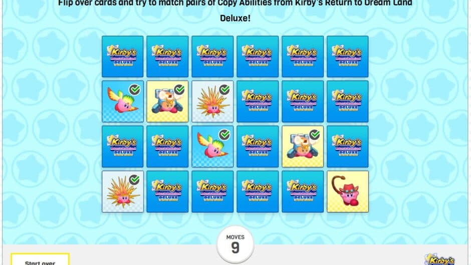 Скриншот 1 из Kirby's Return to Dream Land Deluxe Memory Match-Up