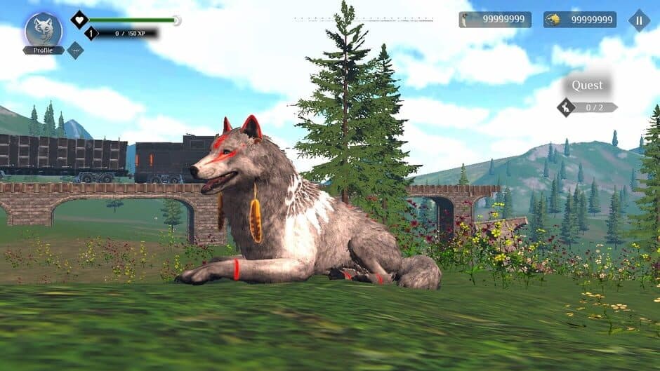 Скриншот 1 из Wolf Simulator