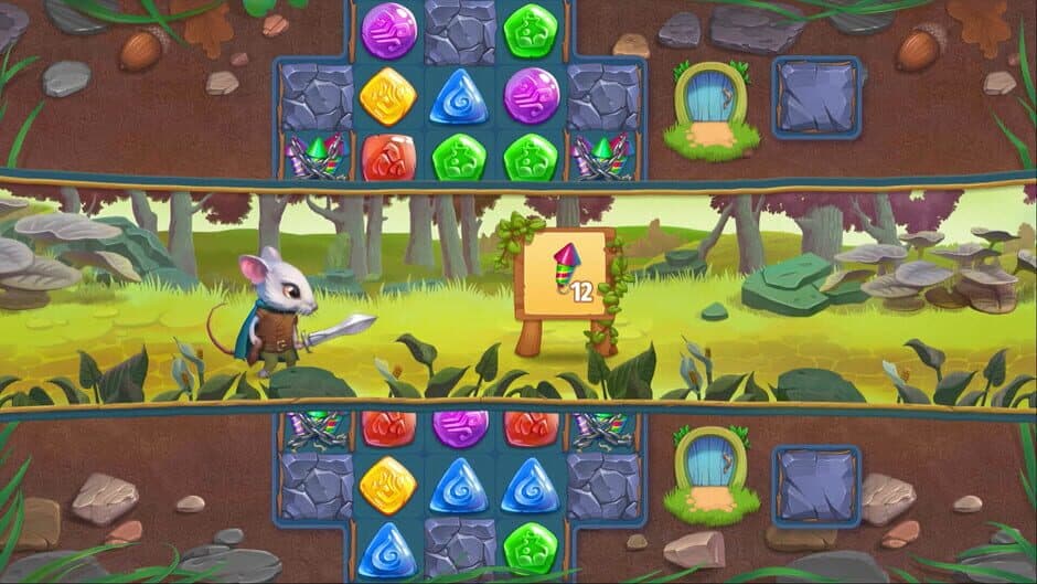 Скриншот 3 из Strongblade: Match 3 Puzzle and Match-3 Adventure