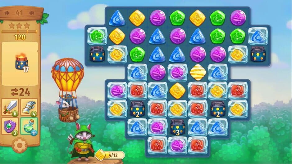 Скриншот 4 из Strongblade: Match 3 Puzzle and Match-3 Adventure