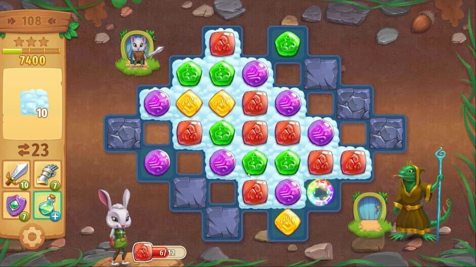 Скриншот 5 из Strongblade: Match 3 Puzzle and Match-3 Adventure