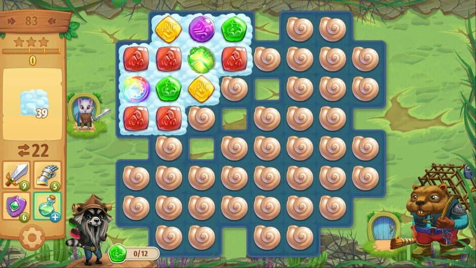 Скриншот 6 из Strongblade: Match 3 Puzzle and Match-3 Adventure