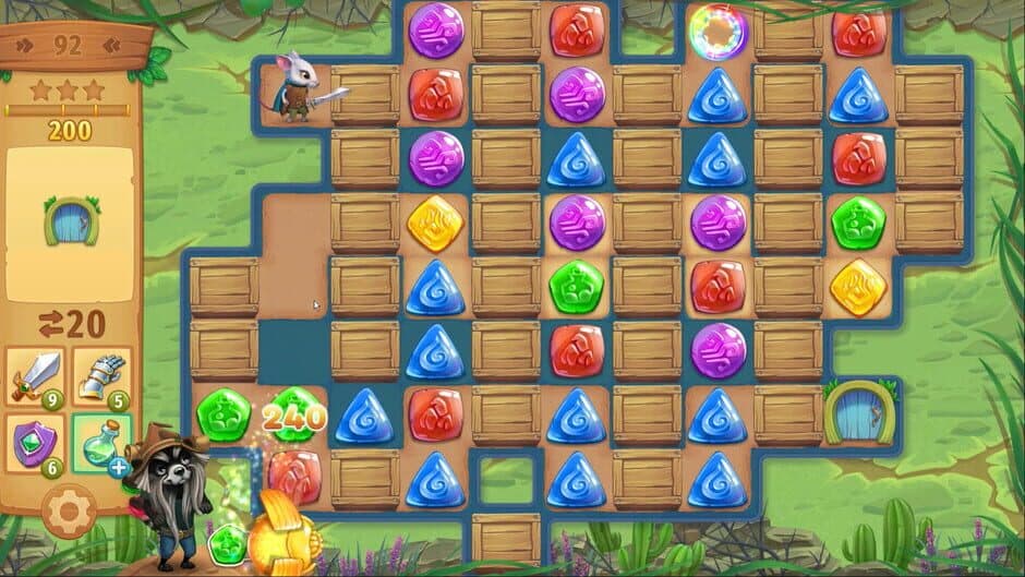 Скриншот 1 из Strongblade: Match 3 Puzzle and Match-3 Adventure