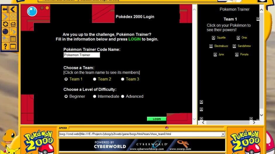 Скриншот 3 из Pokémon 2000 Adventure Game