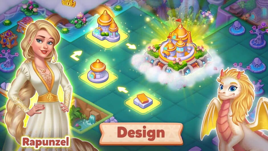 Скриншот 2 из Tales & Dragons: Merge Puzzle