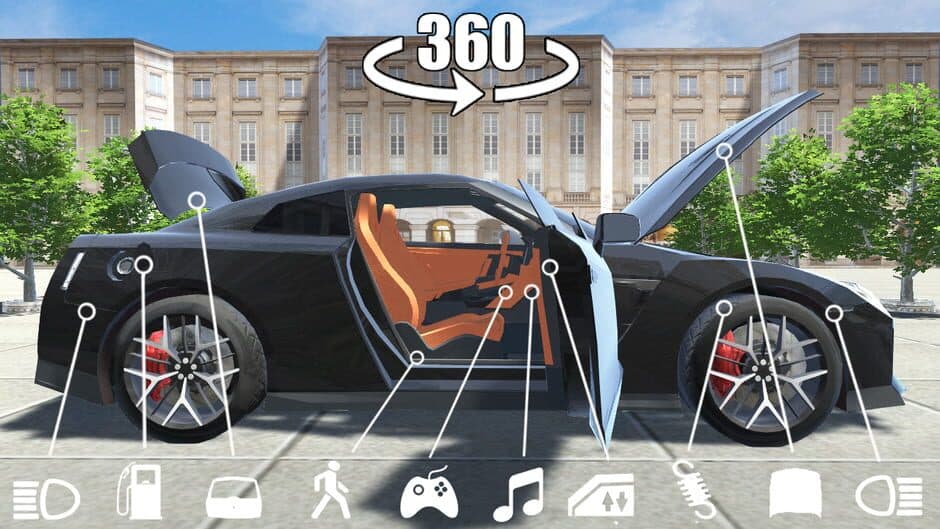 Скриншот 2 из Gt-r Car Simulator