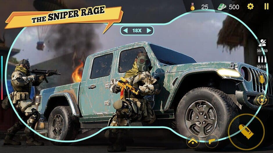 Скриншот 1 из FPS Commando Gun Shooting Game