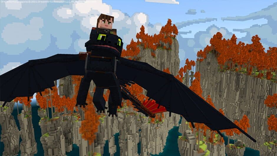Скриншот 1 из Minecraft: How To Train Your Dragon