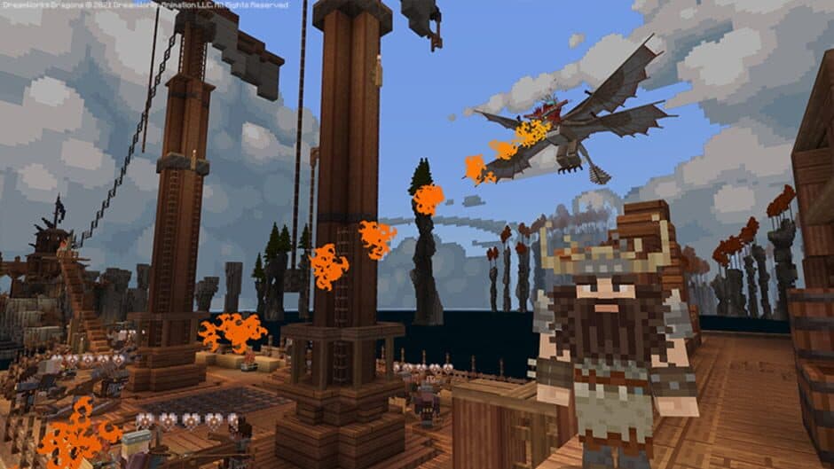 Скриншот 5 из Minecraft: How To Train Your Dragon