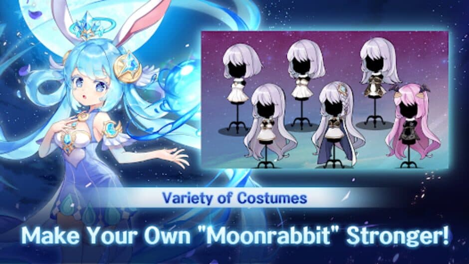 Скриншот 2 из Idle Moon Rabbit: AFK RPG