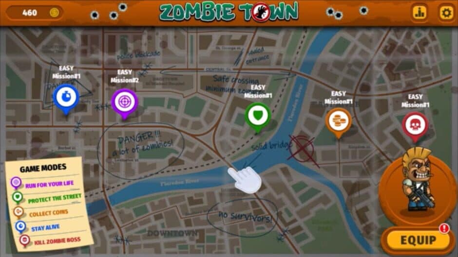 Скриншот 1 из Zombie Town!