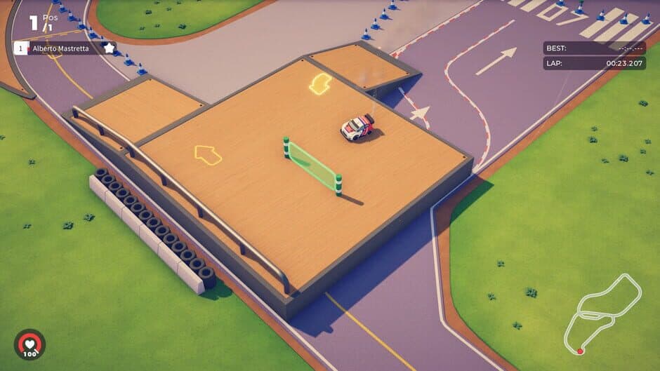 Скриншот 1 из Circuit Superstars DLC: Top Gear - The Stig Challenge