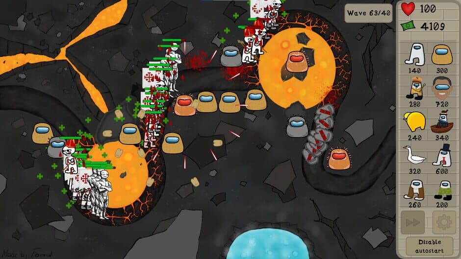Скриншот 1 из Amogus TD 2: Defense of the Sus