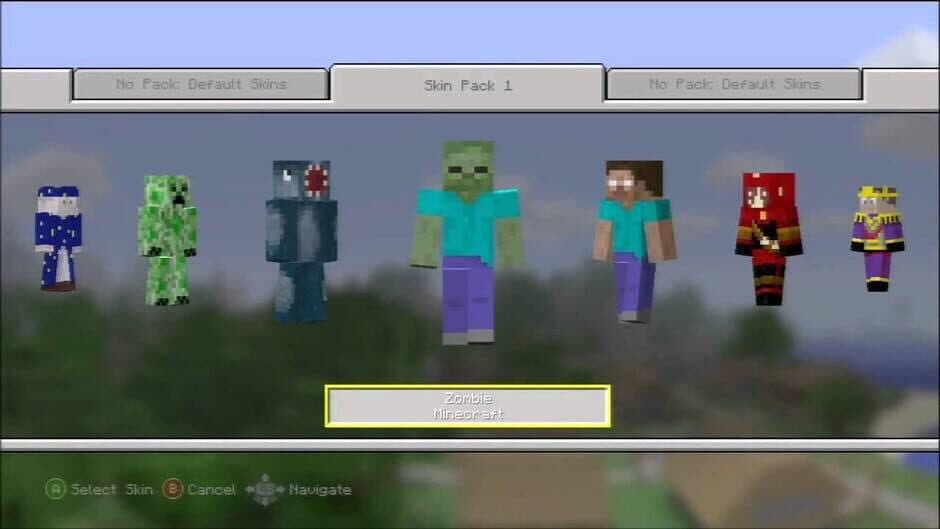 Скриншот 1 из Minecraft: Xbox Edition - Skin Pack 1