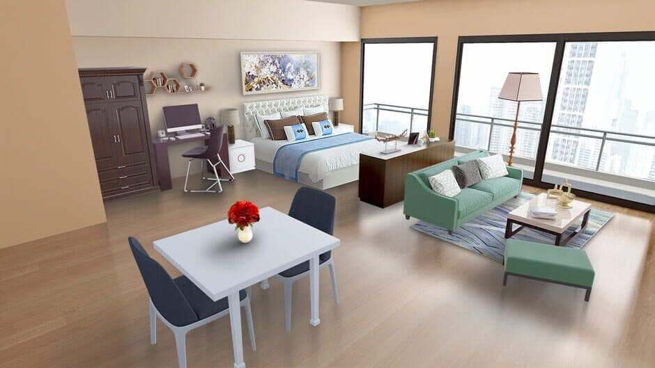 Скриншот 3 из Home Designer Makeover Blast: Liam & Beth's Studio Apartment