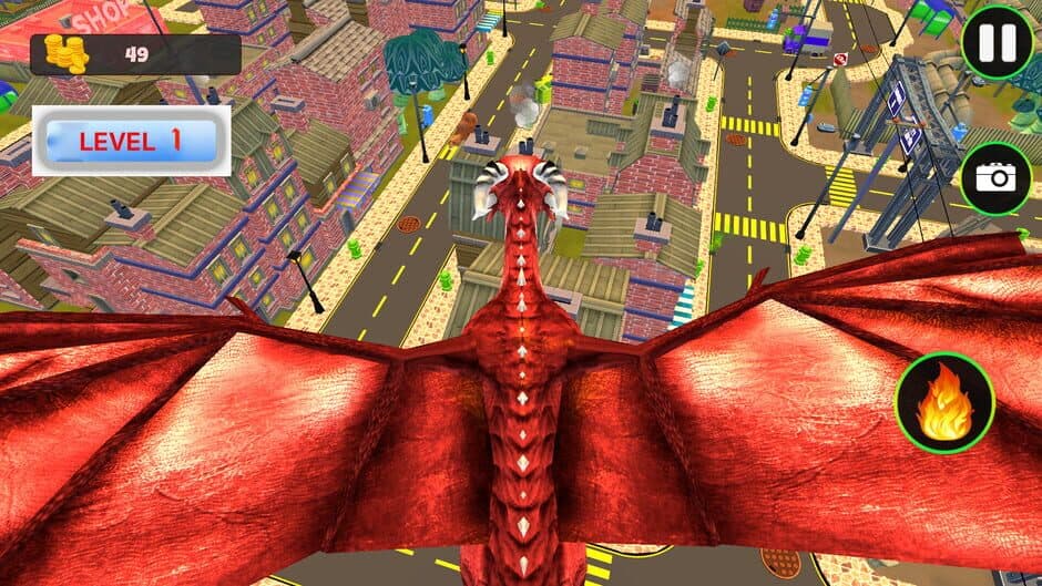Скриншот 1 из Fly Fly Dragon!