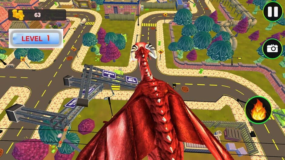 Скриншот 3 из Fly Fly Dragon!