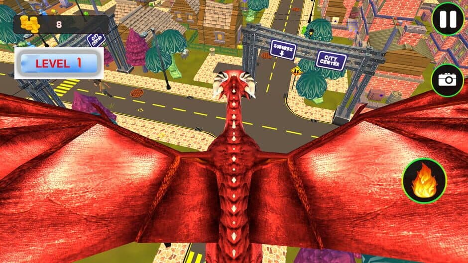 Скриншот 9 из Fly Fly Dragon!