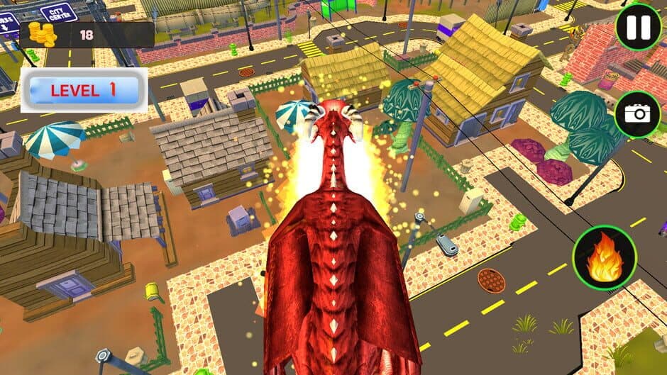 Скриншот 10 из Fly Fly Dragon!